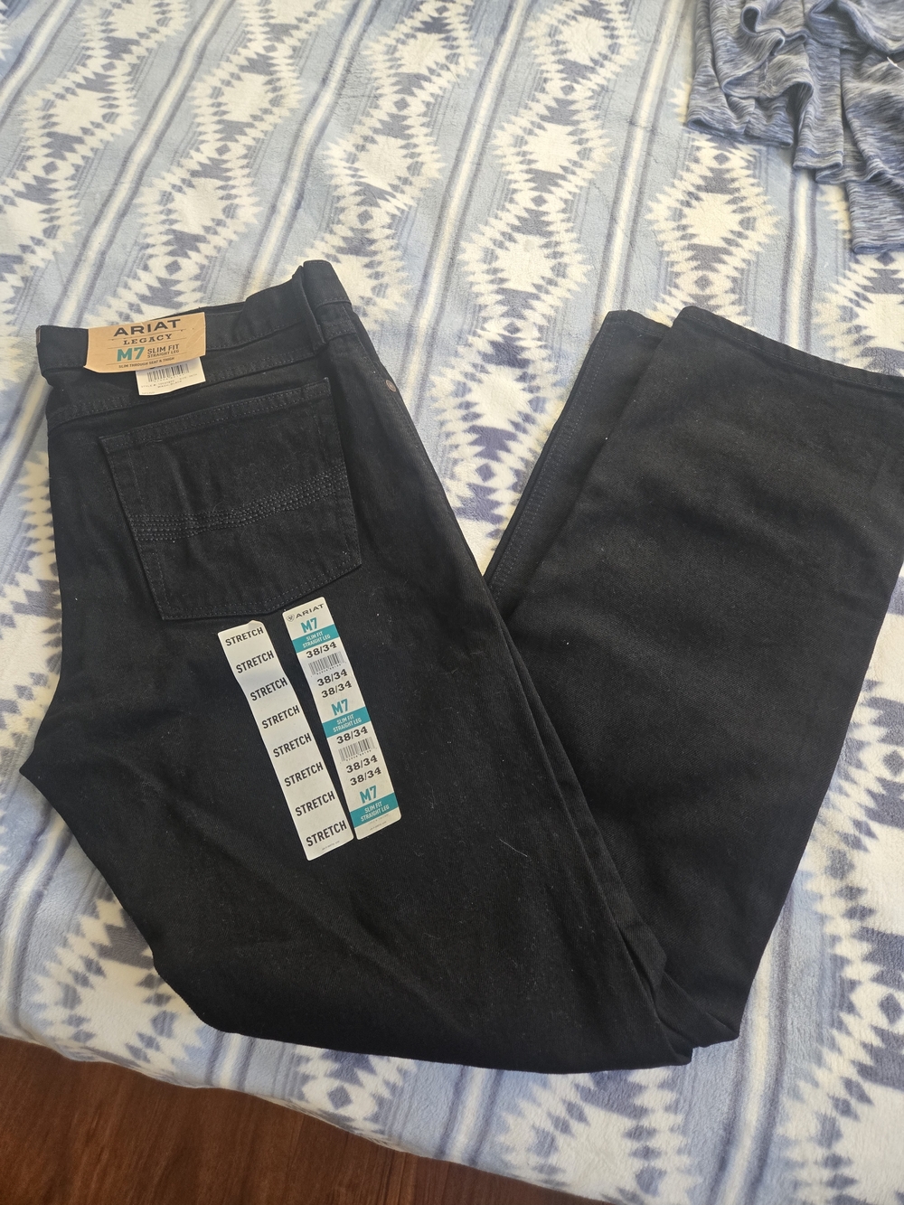 Ariat Black M7 Slim Fit Straight Leg Jeans